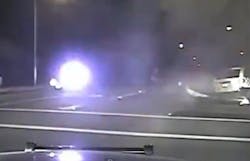 Orange County Deputy Shayne Stiefel pulled a man from a burning car before it burst into flames. Orange County Deputy Shayne Stiefel pulled a man from a burning car before it burst into flames.