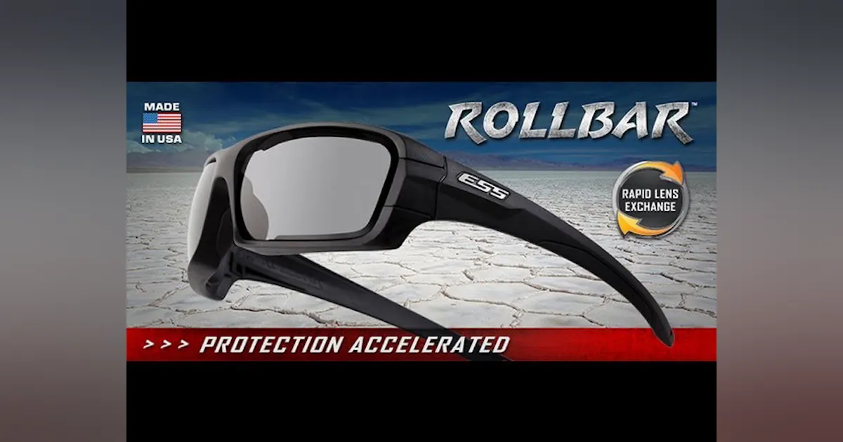 ESS Rollbar Ballistic Sunglass with Rapid Lens Exchange | Officer