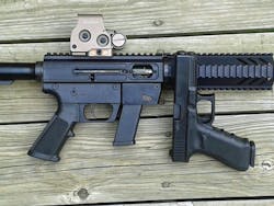 Different guns, same magazines Different guns, same magazines