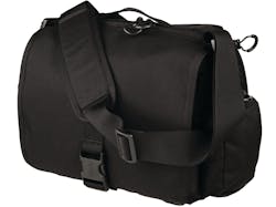 The Courier Bag looks like and is sized like a normal messenger bag