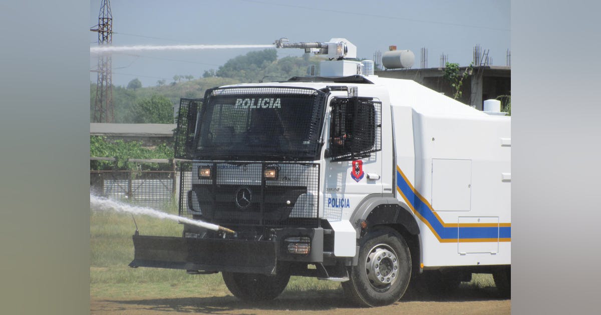 Riot Control Vehicles with Jet Pulse Water Cannon Systems | Officer