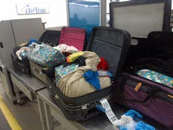 Marijuana in birthday wrapping paper was seized at LAX. Marijuana in birthday wrapping paper was seized at LAX.