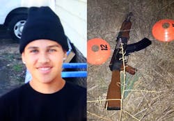 This combination of photos provided by the family via The Press Democrat and the Sonoma County Sheriff&apos;s Department shows an undated photo of 13-year-old Andy Lopez and the replica assault rifle he was holding when he was shot and killed by two Sonoma County deputies in Santa Rosa, Calif. on Oct. 22.