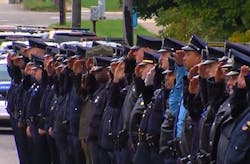 Family, friends and hundreds of police officers gathered to say goodbye to fallen Detroit Police Officer Patrick Hill on Oct. 28. Family, friends and hundreds of police officers gathered to say goodbye to fallen Detroit Police Officer Patrick Hill on Oct. 28.