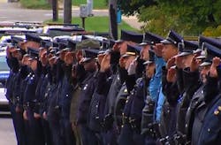 Family, friends and hundreds of police officers gathered to say goodbye to fallen Detroit Police Officer Patrick Hill on Oct. 28.