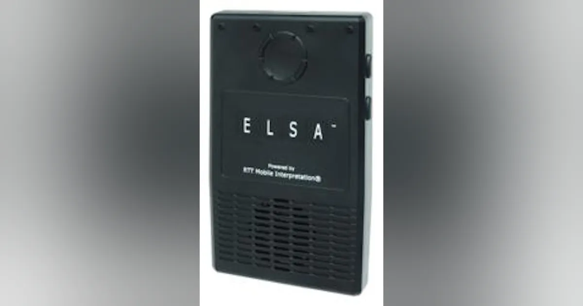 Elsa Device ELSA Mobile Interpretation/Translation System | Officer