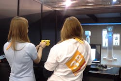 Attendees take part in the Competition Zone at the 120th Annual International Association of Chiefs of Police Conference and Exposition in Philadelphia on Oct. 22. Attendees take part in the Competition Zone at the 120th Annual International Association of Chiefs of Police Conference and Exposition in Philadelphia on Oct. 22.