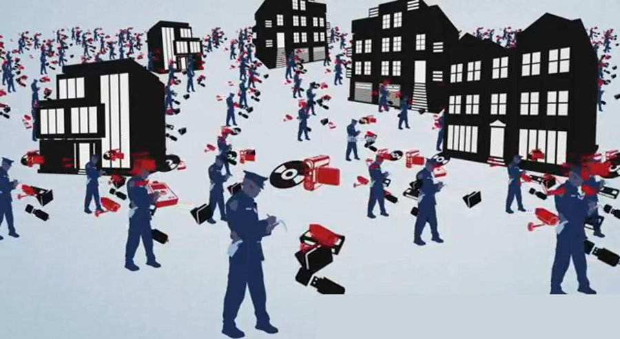 The new cloud-based application Evidence.com by TASER International assists law enforcement agencies in storing digital evidence from multiple devices in a cost-efficient way.