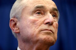 William Bratton listens during a news conference in New York on Dec. 5. William Bratton listens during a news conference in New York on Dec. 5.