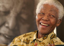 Nelson Mandela is seen in a jovial mood at the Mandela Foundation in Johannesburg in 2005. The former South African President died at age 95 on Dec. 5. Nelson Mandela is seen in a jovial mood at the Mandela Foundation in Johannesburg in 2005. The former South African President died at age 95 on Dec. 5.