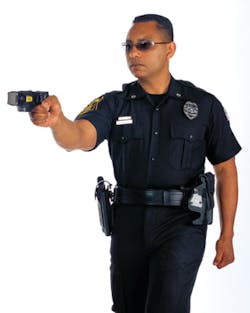 Officer With Taser 11254238 Officer With Taser 11254238