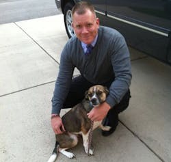 Pasco County Sheriff&apos;s Detective David Boyer found a small dog named Gooseberry in his driveway following a crash.