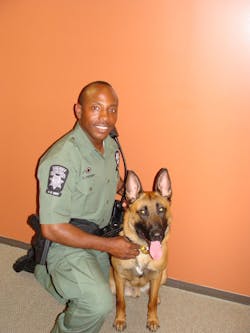 Sgt. Corey Henry and K-9 Marco
