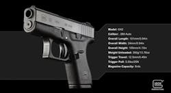 GLOCK's new G42 .380 caliber handgun is set to be unveiled at SHOT Show in Las Vegas later this month. GLOCK's new G42 .380 caliber handgun is set to be unveiled at SHOT Show in Las Vegas later this month.