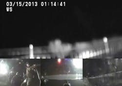 Dashcam video shows a woman&apos;s joy ride in a Clackamas County, Ore. Sheriff&apos;s deputy&apos;s patrol car that sparked a pursuit last March.