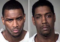 Roger Allen Sharp, left, and David Lee Murray Jr. Roger Allen Sharp, left, and David Lee Murray Jr.