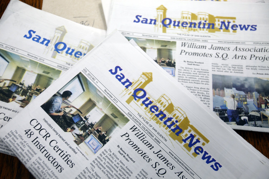 'San Quentin News' is one of the country's only inmate-produced publications.