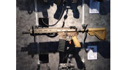 The Heckler &amp; Koch HK416 is seen at SHOT Show 2014 in Las Vegas on Jan. 16. (Photo by Frank Borelli/Officer.com)