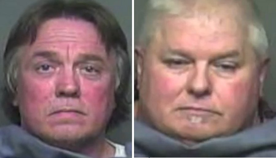 West Chester Volunteer Fire Chief Andy Martin, left, and Firefighter Tommy Martin