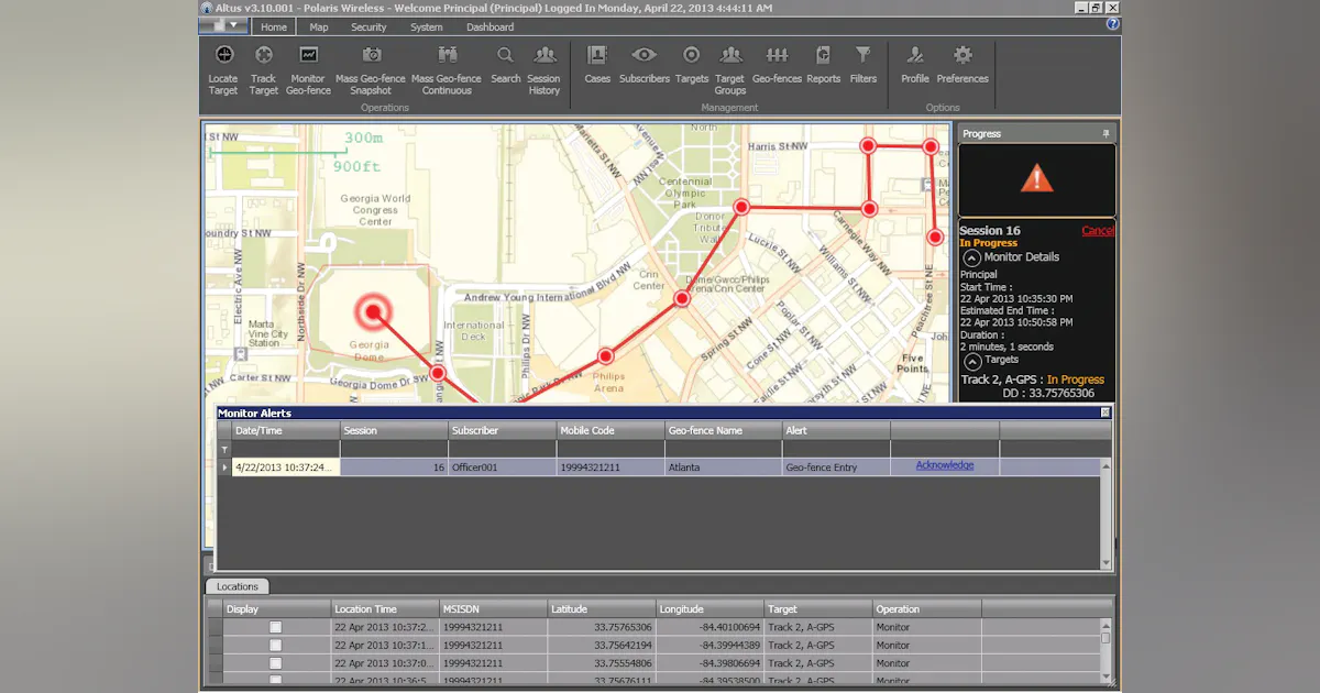 Blue Force Tracker Interface Altus Blue Force Tracking Application | Officer