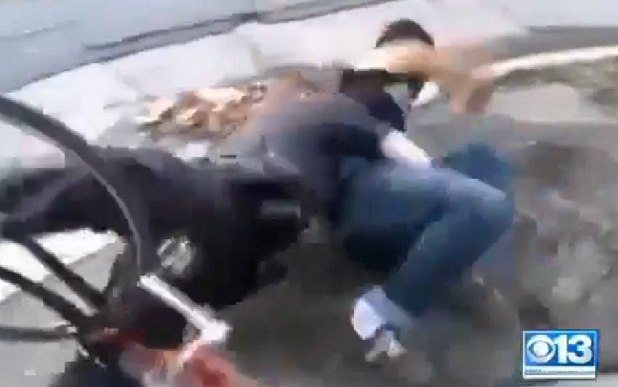 Three Sacramento police officers were injured in Land Park Tuesday afternoon after a suspect fled from Regional Transit officers who tried to talk with him