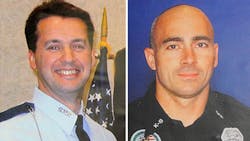 Sgt. Thomas Baitinger, left, and K-9 Officer Jeffrey Yaslowitz Sgt. Thomas Baitinger, left, and K-9 Officer Jeffrey Yaslowitz