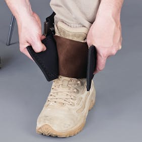 Lace up top boot holster