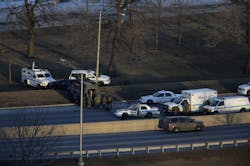 SWAT teams, state and Chicago police involved in a standoff with a murder suspect on Lake Shore Drive between Fullerton Avenue and Diversey Parkway on March 16. SWAT teams, state and Chicago police involved in a standoff with a murder suspect on Lake Shore Drive between Fullerton Avenue and Diversey Parkway on March 16.