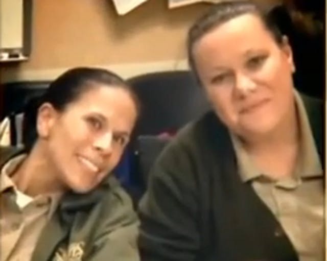 Dispatchers Jennifer Hall, left, and Michelle Nelson
