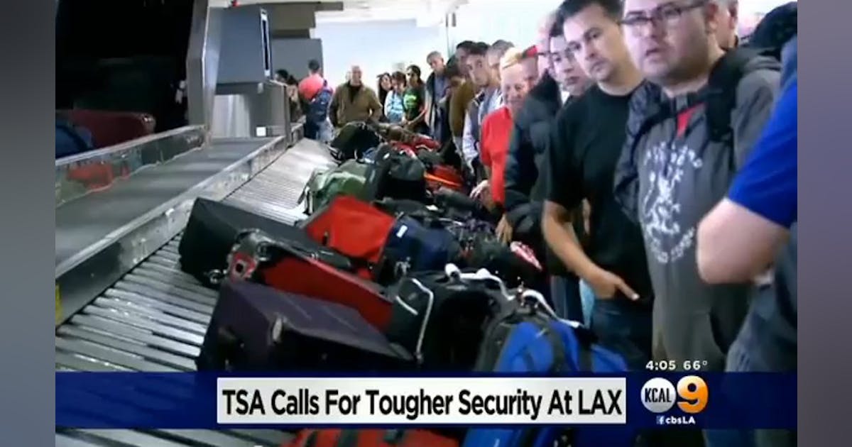 TSA Having Armed Law Enforcement At Airport Security