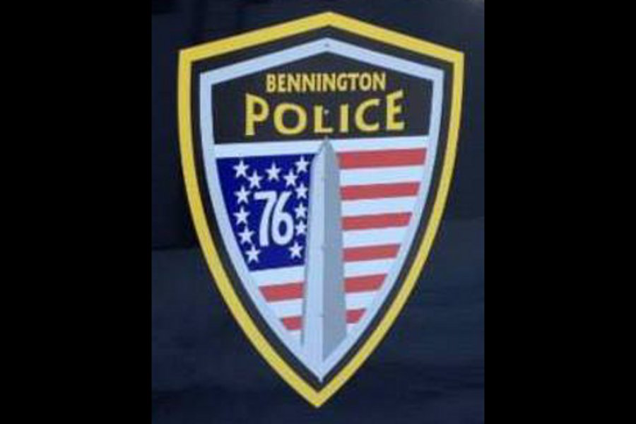 One person was wounded in a shooting in the lobby of the Bennington Police Department Tuesday night.