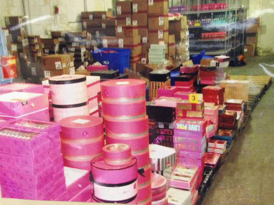 Police say a 7,600-square-foot warehouse near 8 Mile and Dequindre in Hazel Park served as the business hub for a sophisticated, multimillion-dollar theft ring that stole items from southeastern Michigan retailers and resold them on the Internet.