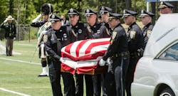 Thousands gathered on May 21 to mourn the loss of Brentwood Police Officer Stephen Arkell. Thousands gathered on May 21 to mourn the loss of Brentwood Police Officer Stephen Arkell.