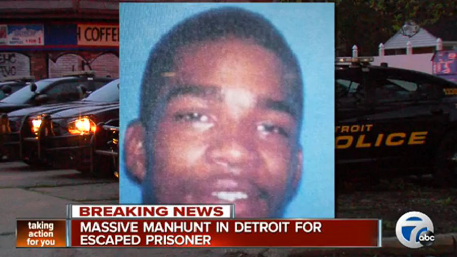 Massive Manhunt in Detroit for Escaped Prisoner | Officer