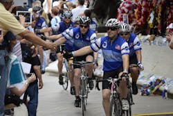 Members of the Police Unity Tour completed their long journey to the National Law Enforcement Officers Memorial in Washington, D.C. Monday afternoon.