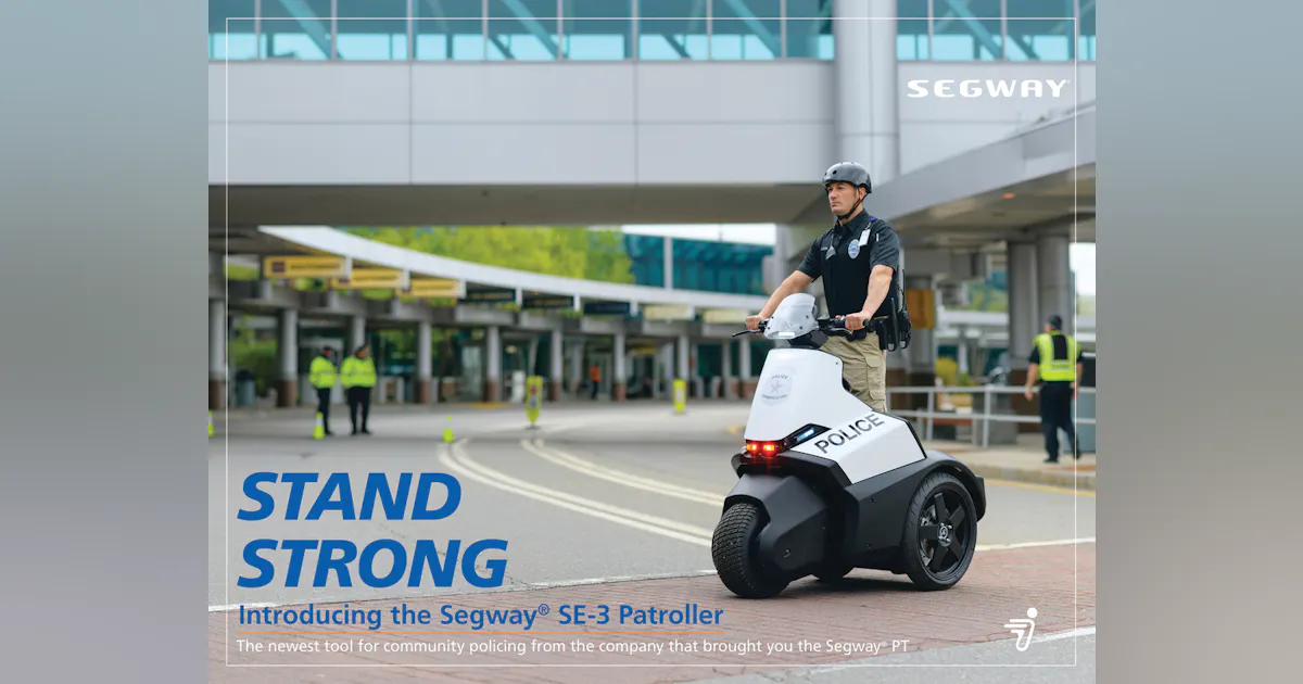 Segway Cop SE-3 Patroller - 3-Wheel Personal Transportation Device | Officer