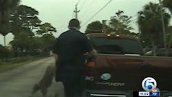 A dashcam video shows Stuart Officer Joe Calderone being attacked during a traffic stop on June 12. A dashcam video shows Stuart Officer Joe Calderone being attacked during a traffic stop on June 12.