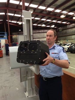 Assistant Commissioner Road Policing Dave Cliff With The Redflex Speed Enforcement System Photo Courtsey Of Nz Police