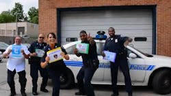 The Baltimore Police Department is 'happy' after reaching 50,000 followers on Twitter. The Baltimore Police Department is 'happy' after reaching 50,000 followers on Twitter.
