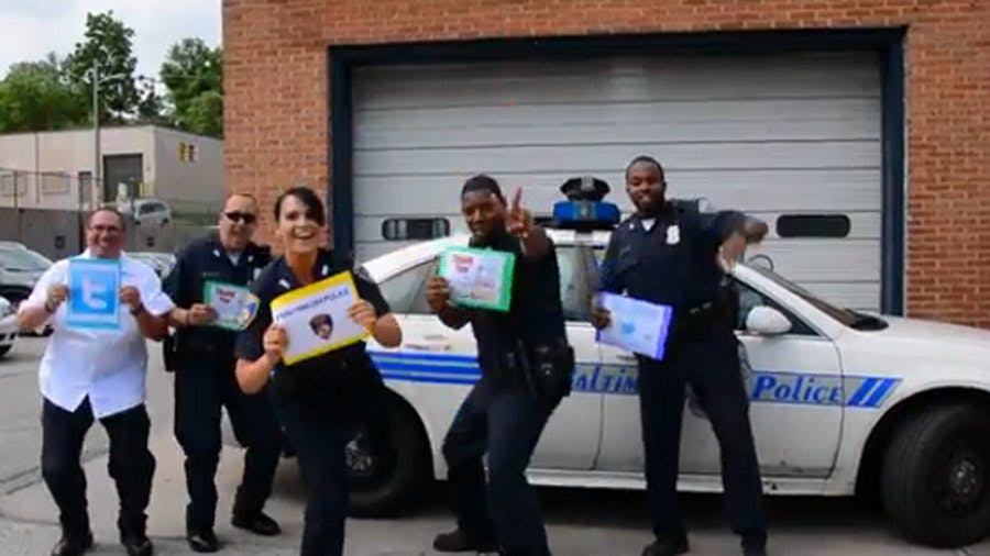 The Baltimore Police Department is &apos;happy&apos; after reaching 50,000 followers on Twitter.