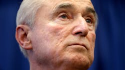 NYPD Commisioner William Bratton listens during a news conference in New York. NYPD Commisioner William Bratton listens during a news conference in New York.