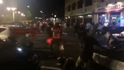 Video shows Dayron Willis firing his weapon into a crowd and towards the crowded downtown in Stamford, Conn. Video shows Dayron Willis firing his weapon into a crowd and towards the crowded downtown in Stamford, Conn.