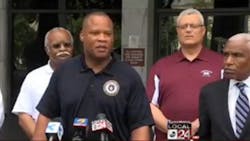 Memphis Police Director Toney Armstrong speaks during a Sunday afternoon press conference outside City Hall. Memphis Police Director Toney Armstrong speaks during a Sunday afternoon press conference outside City Hall.