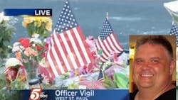 In the hours after Mendota Heights Police Officer Scott Patrick was killed Wednesday, tributes poured in. In the hours after Mendota Heights Police Officer Scott Patrick was killed Wednesday, tributes poured in.