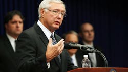 Pennsylvania State Police Commissioner Frank Noonan holds a news conference. Pennsylvania State Police Commissioner Frank Noonan holds a news conference.