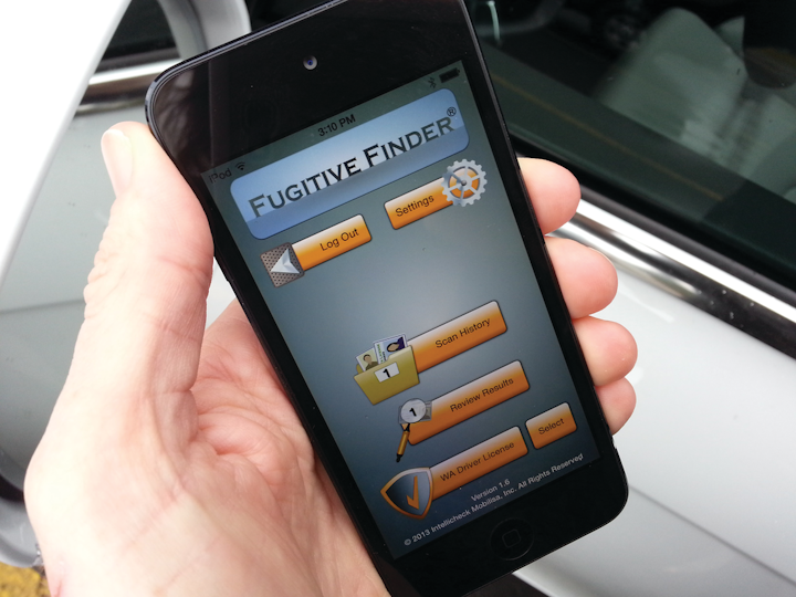 Fugitive Finder App For Iphone From Intellicheck Inc Officer