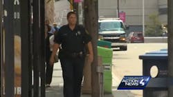 Pittsburgh Police Officer Michelle Auge described for a jury the events leading up to when her partner, Officer Morgan Jenkins, was shot and paralyzed. Pittsburgh Police Officer Michelle Auge described for a jury the events leading up to when her partner, Officer Morgan Jenkins, was shot and paralyzed.