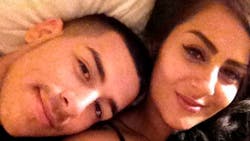 two people who appear in 'selfie' portraits found on the cloud account of a Southern California burglary victim are seen. two people who appear in 'selfie' portraits found on the cloud account of a Southern California burglary victim are seen.