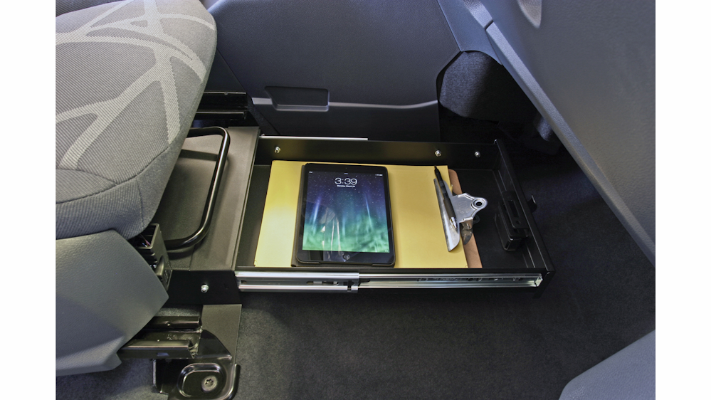 Ford Transit Passenger's Side Underseat Security Drawer Officer