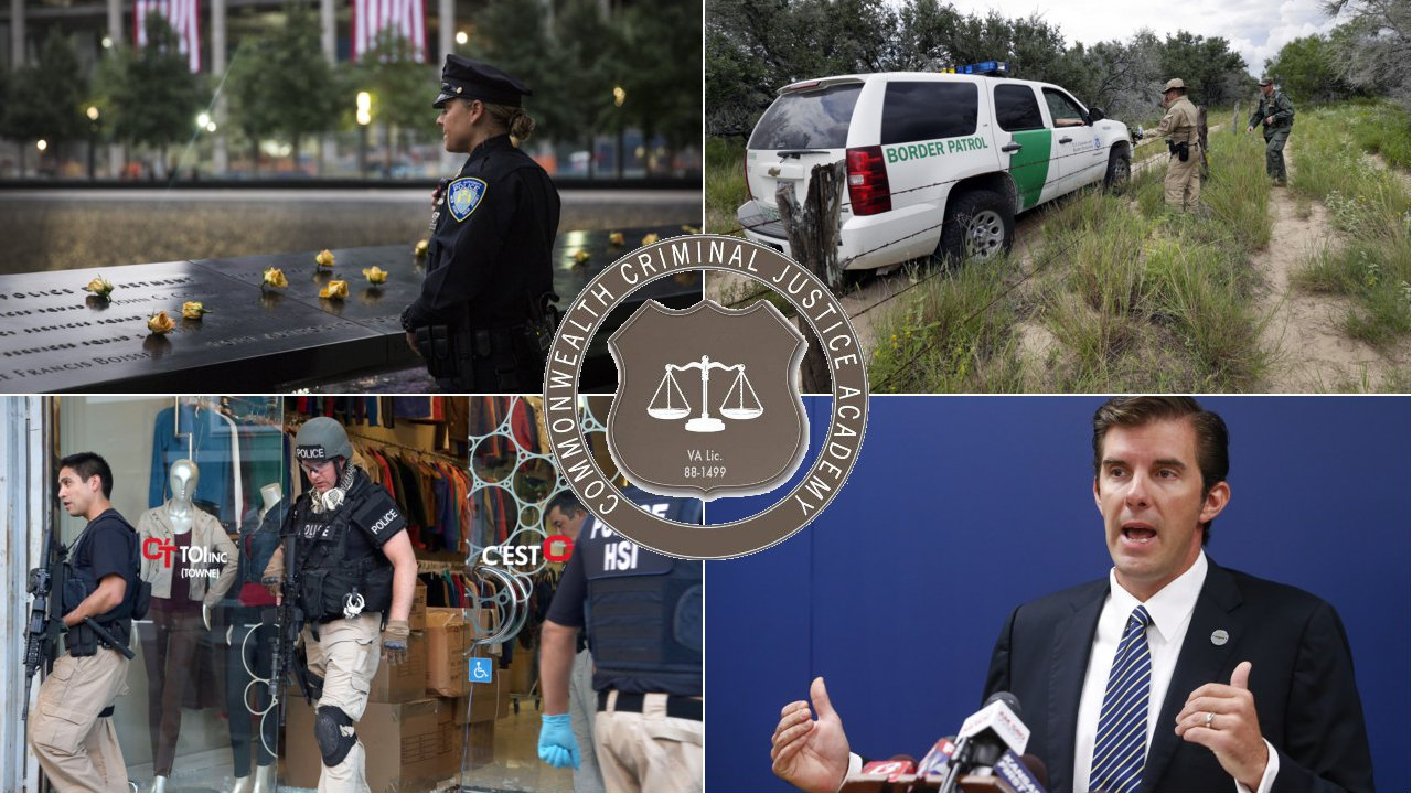 Officer.com and the Commonwealth Criminal Justice Academy present the top stories from the second week of September.
